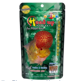 Okiko Flowerhorn Head up huncher-100g